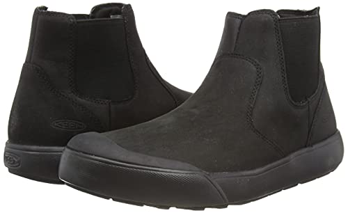 [キーン] ブーツ ELENA CHELSEA エレナ チェルシー 耐水 レディース TRIPLE BLACK/BLACK 23.5 cm