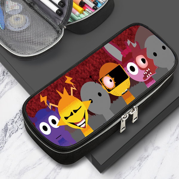 sprunki スプランキー筆箱ペンケースBギフト音ゲー小学生ゲーム男の子グッズ sprunki スプランキー筆箱ペンケースBギフト音ゲー小学生ゲーム男の子