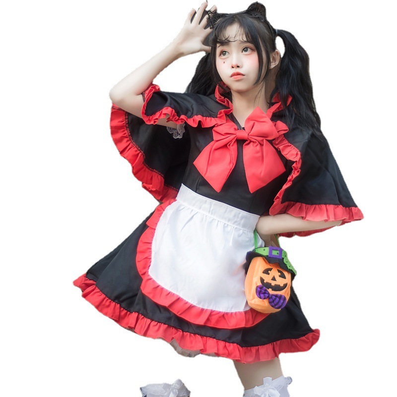 ハロウィーンcos衣装アンジェラcosハロウィーン同人コスプレ衣装メイド服 ハロウィーンcos衣装アンジェラcosハロウィーン同人コスプレ衣装メイド服