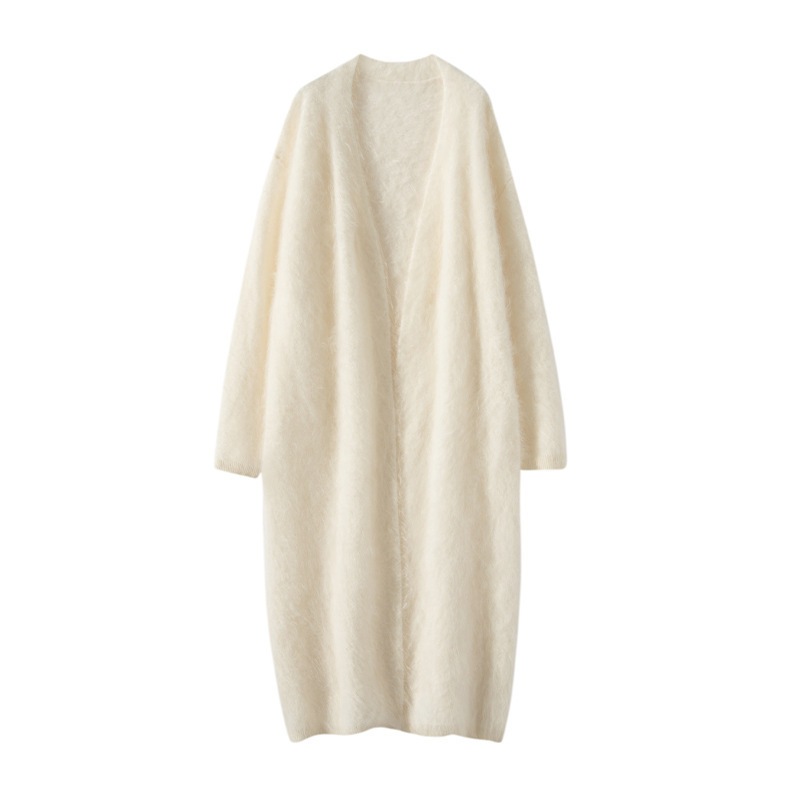 気質通勤長金100純カシミヤ無ボタンパイルカーディガン快適保温vネック長袖外着潮 気質通勤長金100純カシミヤ無ボタンパイルカーディガン快適保温vネック長袖外着潮