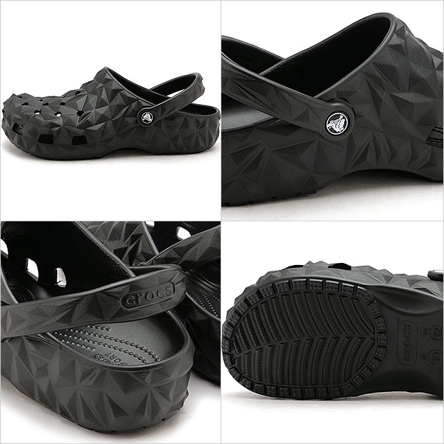 メンズ クラシック ジオメトリック クロッグ [209563-001] Classic Geometric Clog EVAサンダル Black