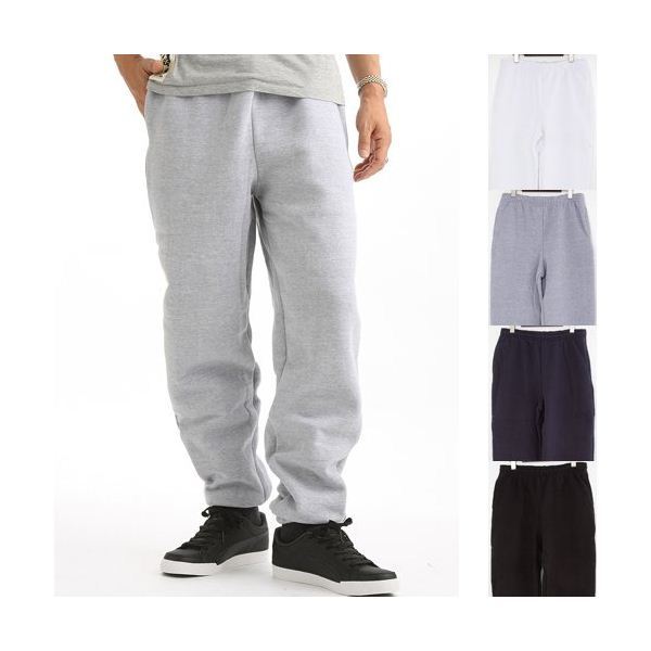 超ヘビーウェイト13OZ裏起毛スウェットパンツ ホワイト Lサイズ