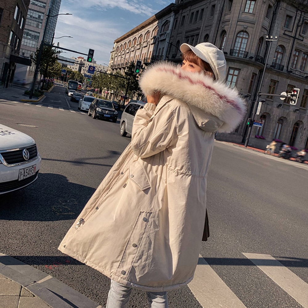 ロングダウン フードロングダウン 女性ロングダウン ファー裏ダウン 冬ダウン