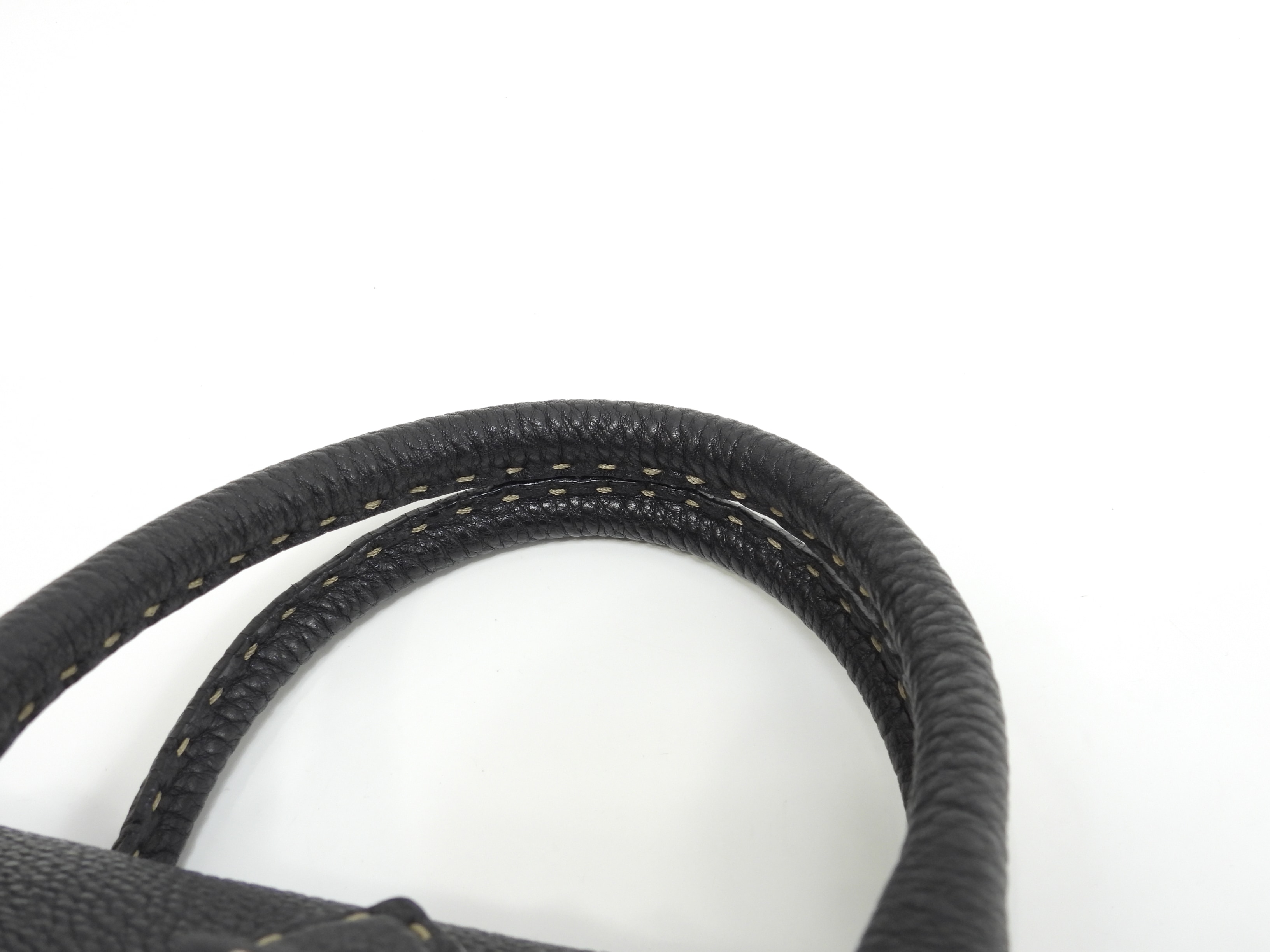 ミニリンダ セレリアレザー 黒 シルバー金具 ハンドバッグ小 極美品@ 24 ミニリンダ セレリアレザー 黒 シルバー金具 ハンドバッグ小 極美品@ 24