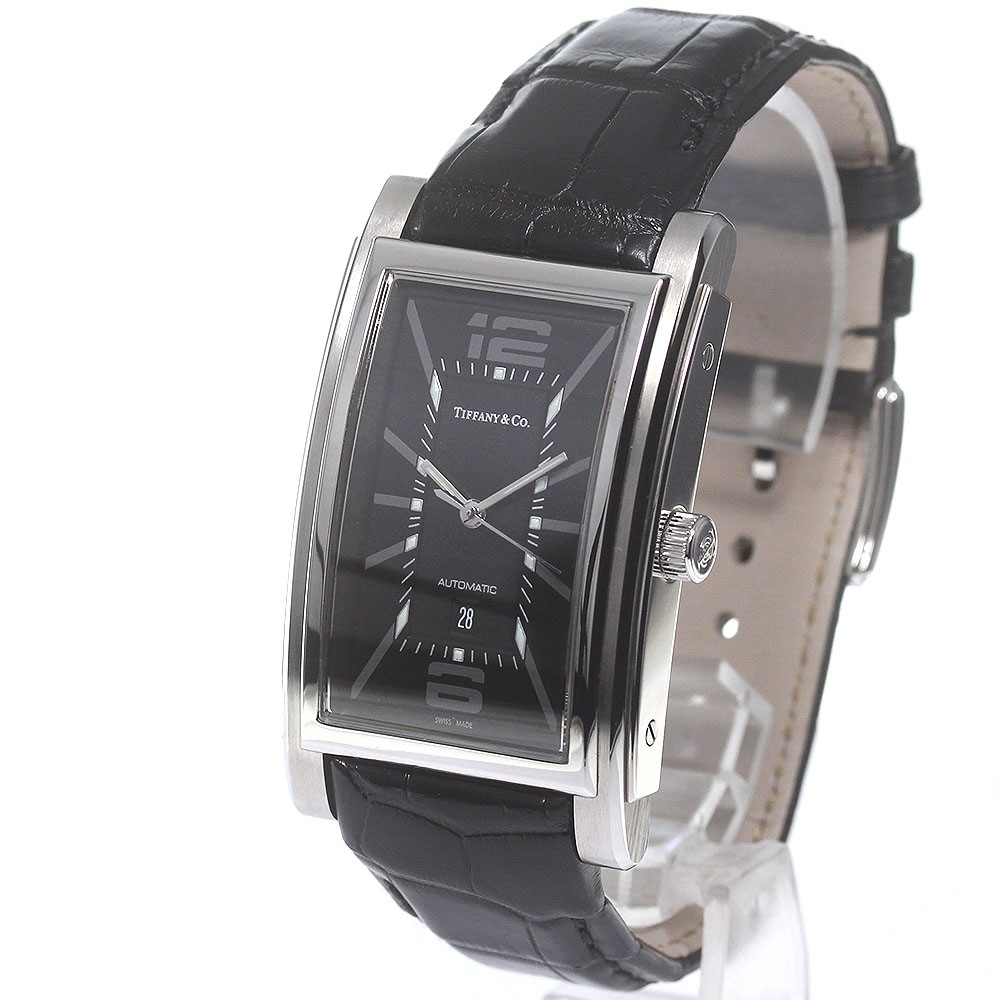 ティファニー TIFFANY&Co. Z0031.68.10A10A70A グランド デイト 自動巻き メンズ 良品 保証書付き_833622【中古】