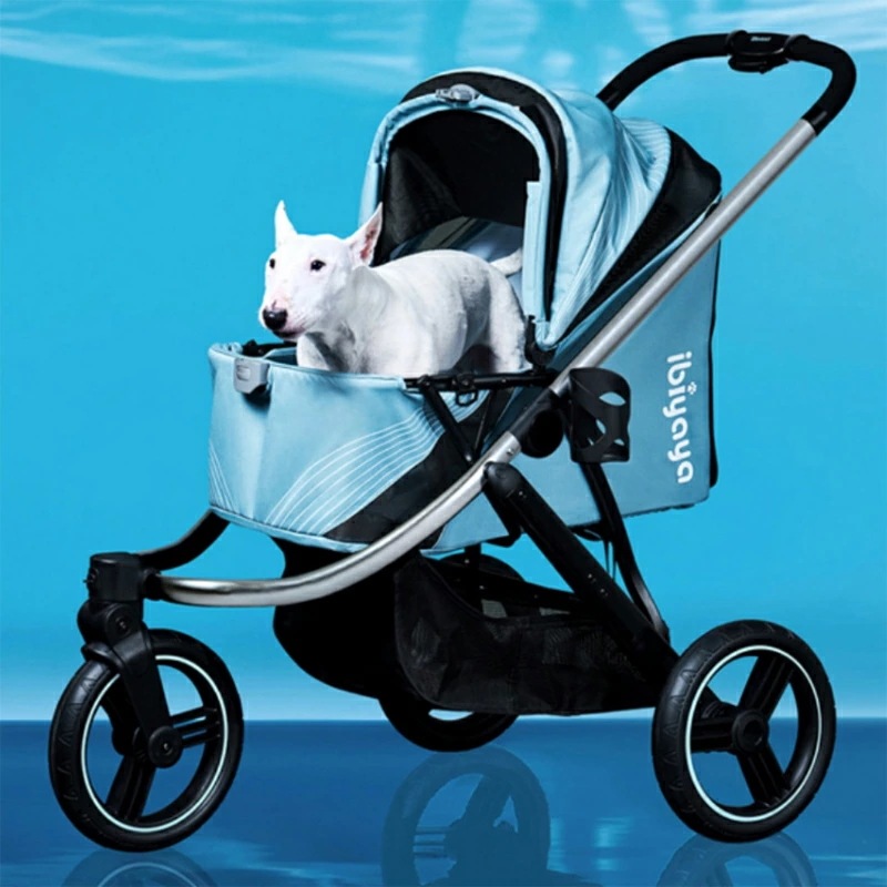 【正規品】イビヤヤ ビースト ペット ジョギング ストローラー ibiyaya ペットカート 多頭 小型犬 中型犬 3輪 折りたたみ 中型犬 小型犬 バギー キャリー ドライブボックス 犬 猫 折りた