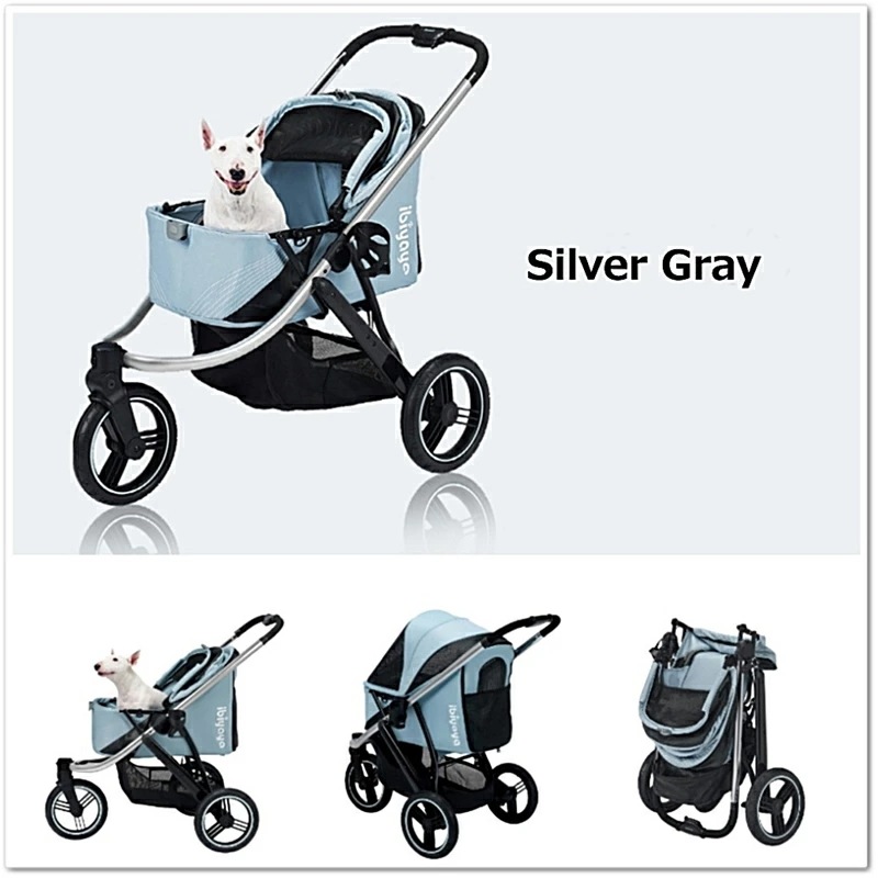 【正規品】イビヤヤ ビースト ペット ジョギング ストローラー ibiyaya ペットカート 多頭 小型犬 中型犬 3輪 折りたたみ 中型犬 小型犬 バギー キャリー ドライブボックス 犬 猫 折りた