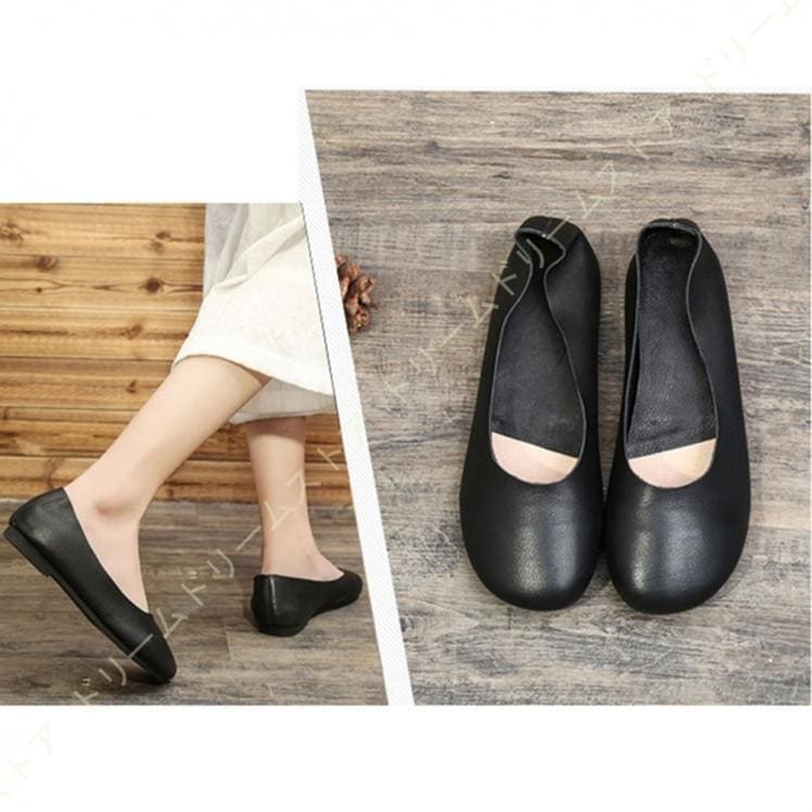 バレエシューズ パンプス 黒 本革 痛くない ローヒール フラット スクエアトゥ フラットシューズ 疲れない 歩きやすい 大きい おしゃれ ス 走れる