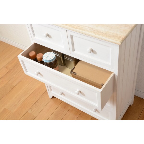 リビングチェスト タンス ワイド 幅60cm 木製 桐材 アンティーク調 バスケット付き 完成品 リビングチェスト タンス ワイド 幅60cm 木製 桐材 アンティーク調 バスケット付き 完成品