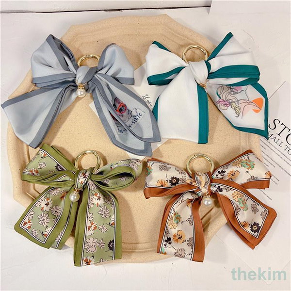 リボンスカーフ バッグスカーフ バッグチャーム25枚×2