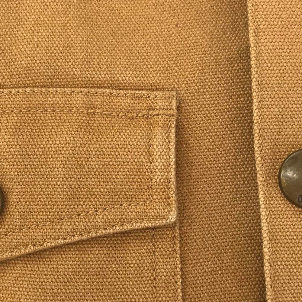 ロゴワッペン コットンジャケット S ベージュ 裏チェック メンズ ロゴワッペン コットンジャケット S ベージュ 裏チェック メンズ