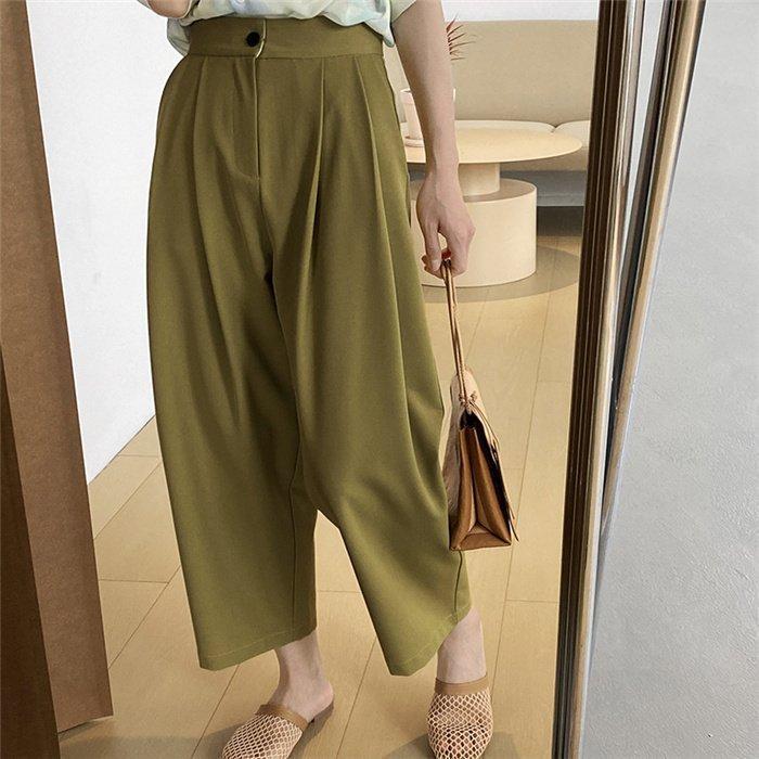 パンツ レディース ワイドパンツ スーツパンツ きれい ボトムス ハイウエスト 夏 春夏 ガウチョパンツ ロングパンツ 美脚 無地 着痩せ 30代 40代 50代
