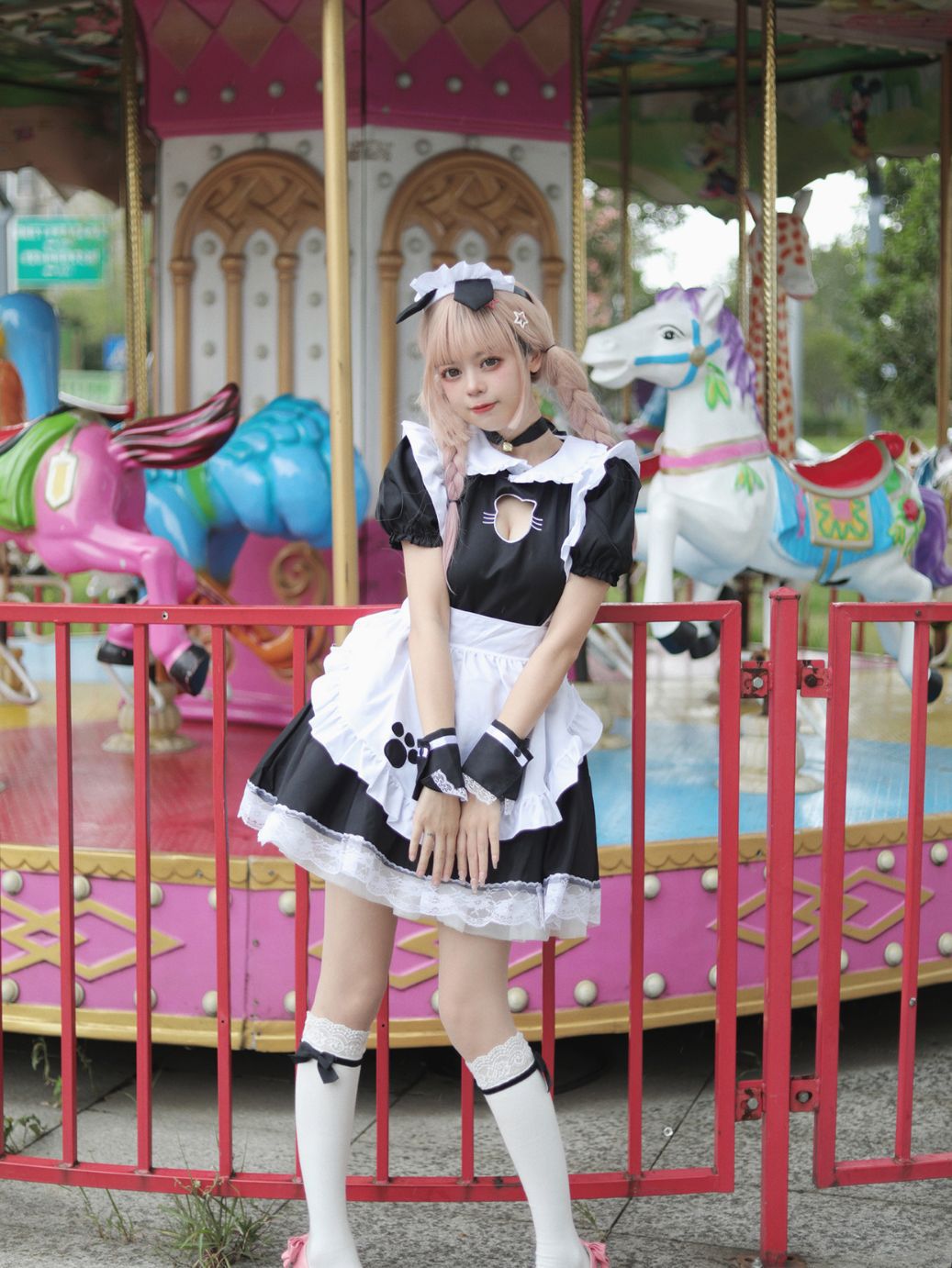 日韓透かし彫りかわいい猫メイド服ロリータアニメ服装2次元セクシーな 日韓透かし彫りかわいい猫メイド服ロリータアニメ服装2次元セクシーな