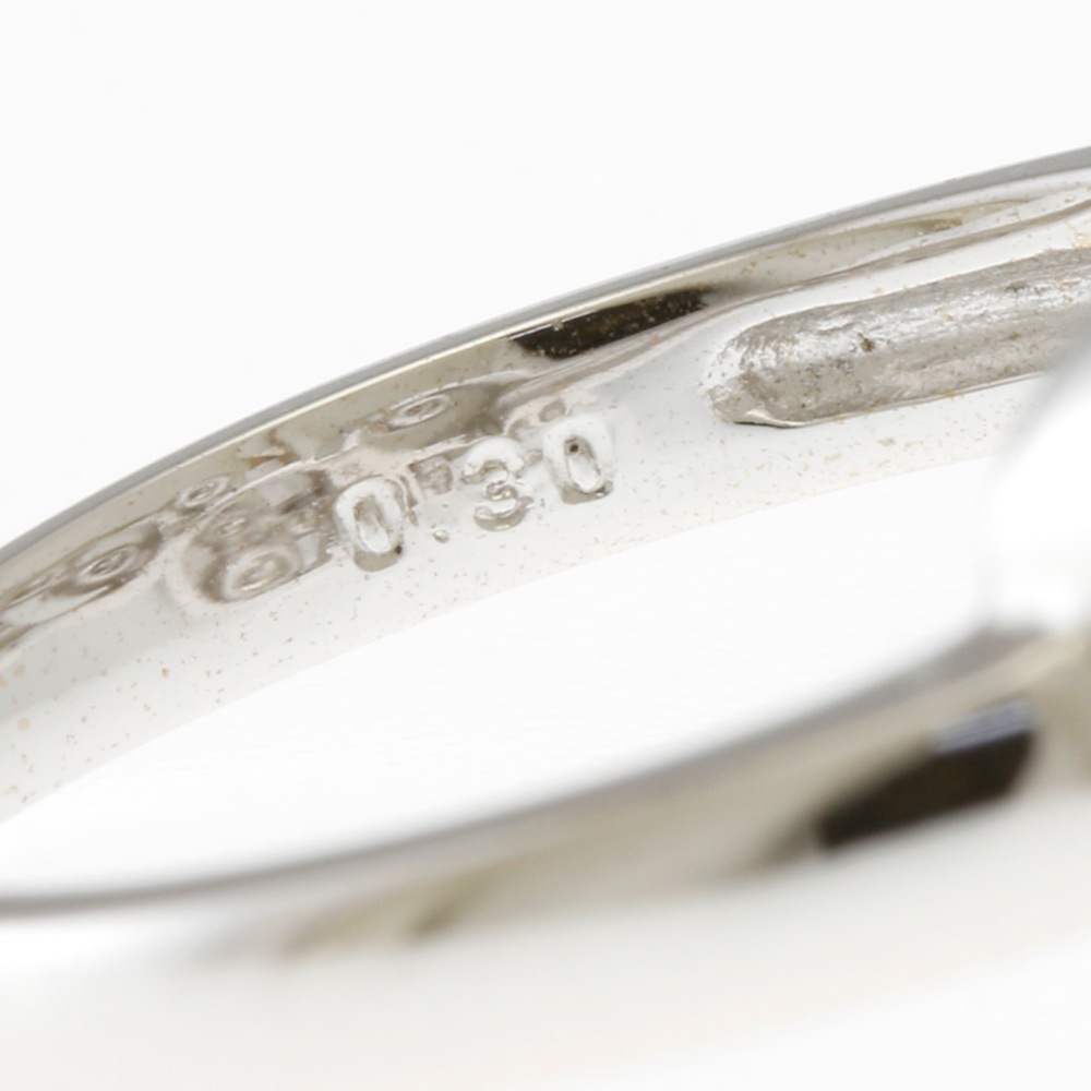 リング 指輪 12号 18金 K18ホワイトゴールド ダイヤモンド 中古 美品 リング 指輪 12号 18金 K18ホワイトゴールド ダイヤモンド 中古 美品