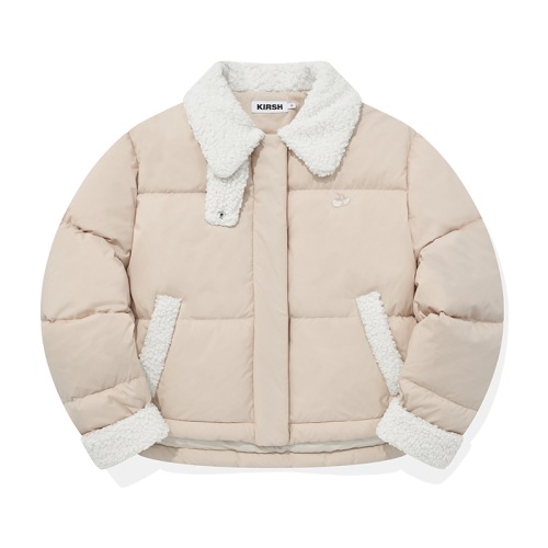 [LE SSERAFIM Eunchae] CHERRY FUR SHORT DOWN JUMPER [4色]