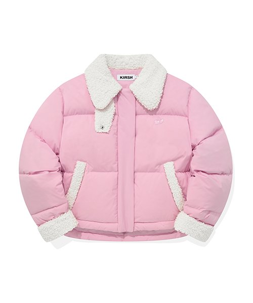 [LE SSERAFIM Eunchae] CHERRY FUR SHORT DOWN JUMPER [4色]