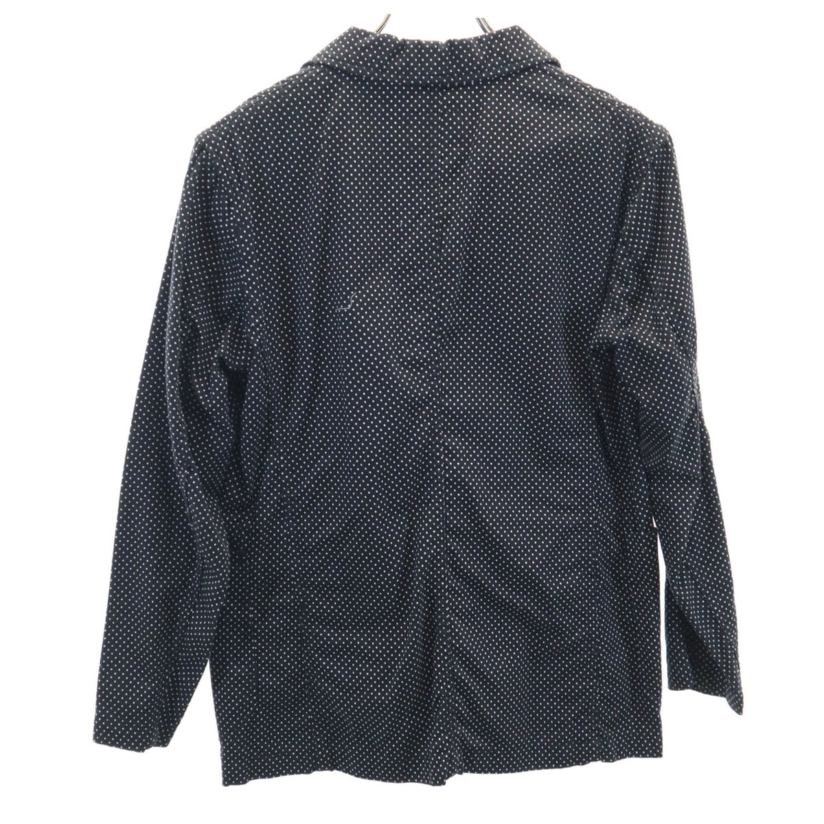 ENGINEERED GARMENTS エンジニアドガーメンツ USA製 ドット柄 テーラードジャケット XS 黒 水玉 メンズ 古着