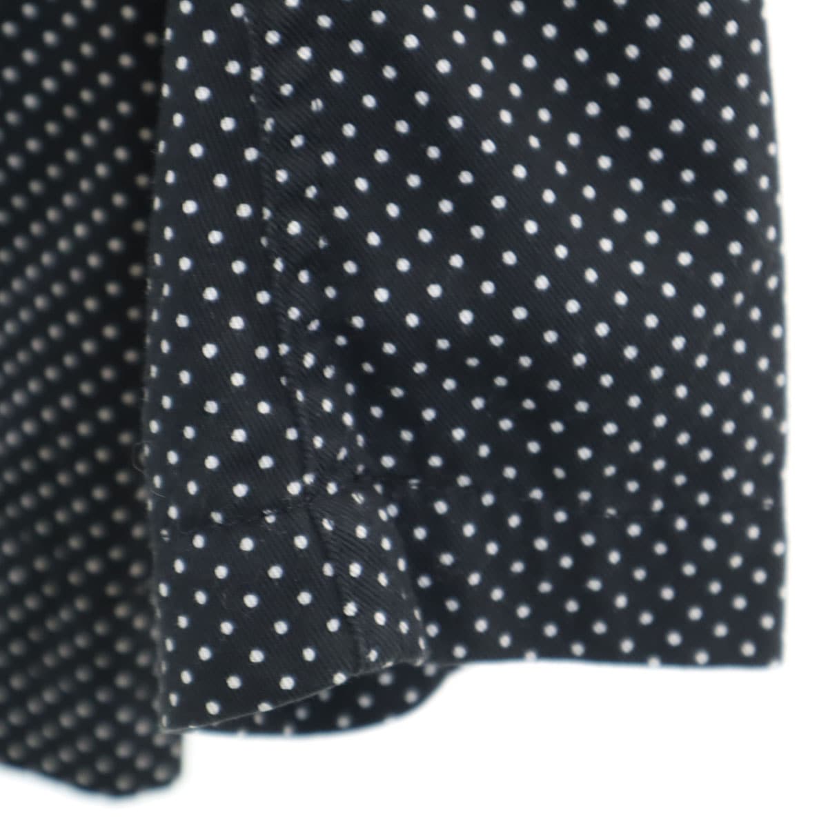 ENGINEERED GARMENTS エンジニアドガーメンツ USA製 ドット柄 テーラードジャケット XS 黒 水玉 メンズ 古着