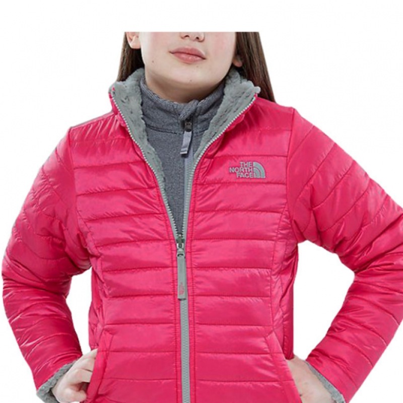 North Face 女の子用両面ジップアップジャケット
