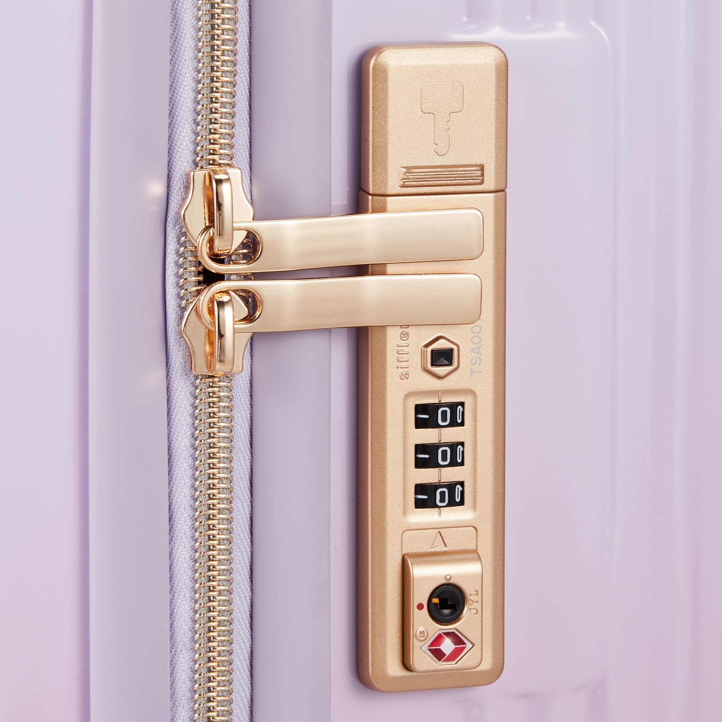 [シフレ] スーツケース ホワイトピンク TSAロック ハードジッパー 小型 Sサイズ 付き LUN2116-48 機内持ち込み可 32L 48 cm 2.8kg 内装抗菌ホワイトピンクピンクSサイズ