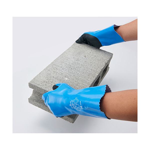 ショーワグローブ No.378Plusニトローブ W+(ダブリュープラス) XL ブルー NO.378PLUS-XL 1セット(60双)