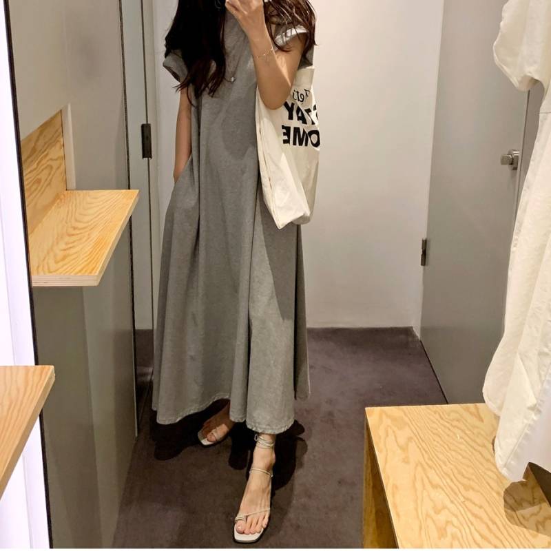 4color ワンピース ロングワンピース ロンT ロング マキシ マキシ丈 Aライン フレア 半袖 ショートスリーブ ラウンドネック フレンチスリーブ シンプル 春夏 春 夏 秋冬 秋 冬 ママコー 4color ワンピース ロングワンピース ロンT ロング マキシ マキシ丈 Aライン フレア 半袖 ショートスリーブ ラウンドネック フレンチスリーブ シンプル 春夏 春 夏 秋冬 秋 冬 ママコー