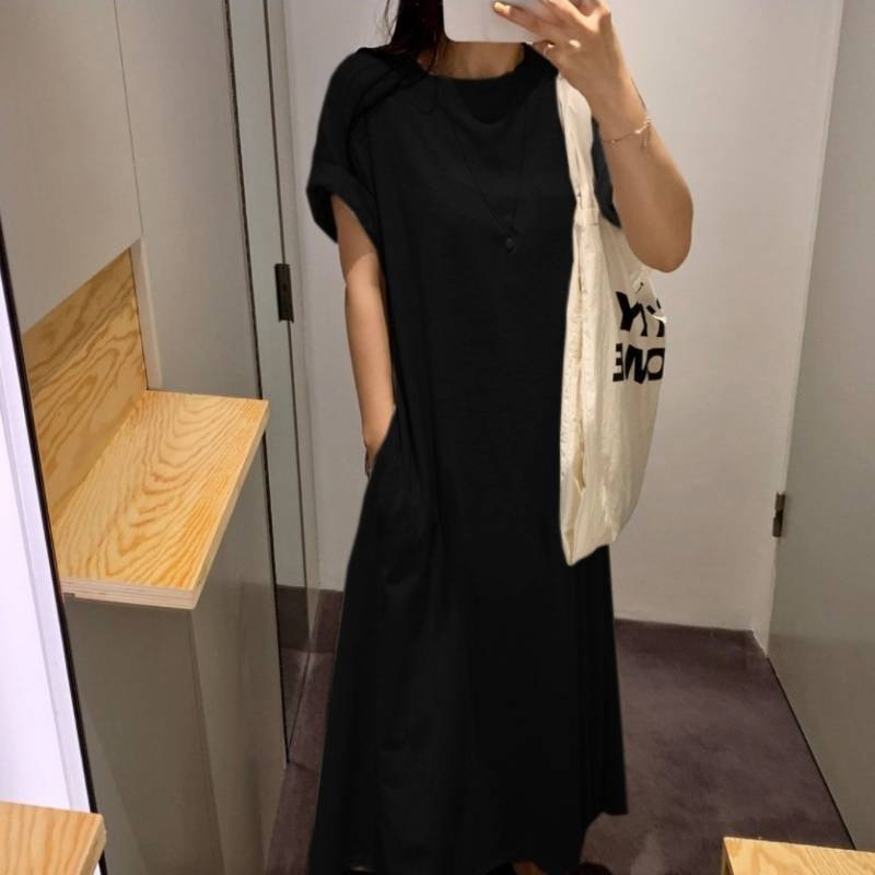 4color ワンピース ロングワンピース ロンT ロング マキシ マキシ丈 Aライン フレア 半袖 ショートスリーブ ラウンドネック フレンチスリーブ シンプル 春夏 春 夏 秋冬 秋 冬 ママコー 4color ワンピース ロングワンピース ロンT ロング マキシ マキシ丈 Aライン フレア 半袖 ショートスリーブ ラウンドネック フレンチスリーブ シンプル 春夏 春 夏 秋冬 秋 冬 ママコー