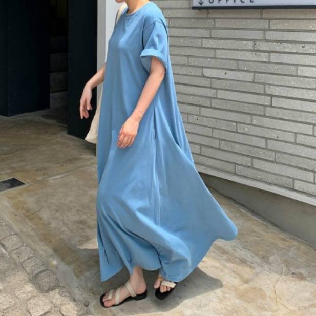 4color ワンピース ロングワンピース ロンT ロング マキシ マキシ丈 Aライン フレア 半袖 ショートスリーブ ラウンドネック フレンチスリーブ シンプル 春夏 春 夏 秋冬 秋 冬 ママコー 4color ワンピース ロングワンピース ロンT ロング マキシ マキシ丈 Aライン フレア 半袖 ショートスリーブ ラウンドネック フレンチスリーブ シンプル 春夏 春 夏 秋冬 秋 冬 ママコー