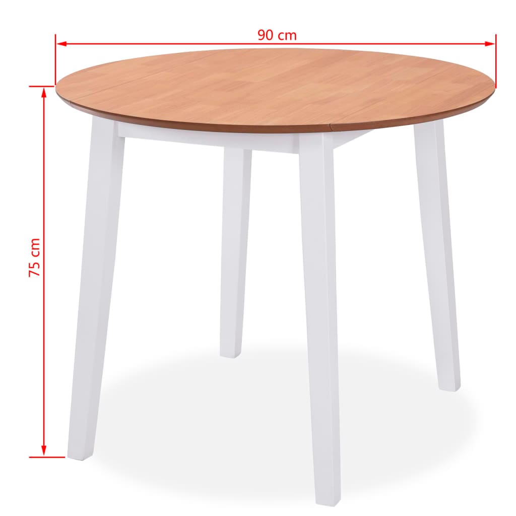 ダイニング3点セット MDF＆ラバーウッド ホワイト mdprevattcaulkingandwaterproofing.com