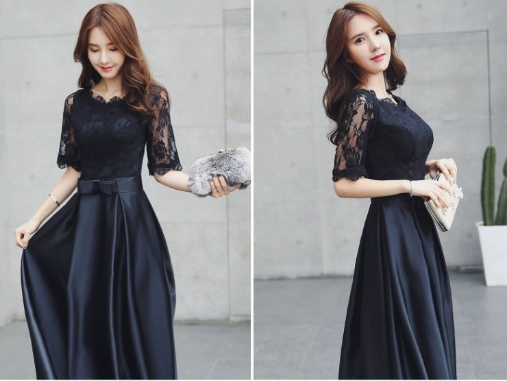 ドレス ワンピース パーティードレス Aラインドレス ブラックドレス ワンピースドレス ワンピドレス ロング丈 マキシ丈 5分袖 五分袖 ラウンドネック Aライン フレア レース ウエストマーク ドレス ワンピース パーティードレス Aラインドレス ブラックドレス ワンピースドレス ワンピドレス ロング丈 マキシ丈 5分袖 五分袖 ラウンドネック Aライン フレア レース ウエストマーク