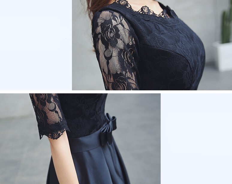 ドレス ワンピース パーティードレス Aラインドレス ブラックドレス ワンピースドレス ワンピドレス ロング丈 マキシ丈 5分袖 五分袖 ラウンドネック Aライン フレア レース ウエストマーク ドレス ワンピース パーティードレス Aラインドレス ブラックドレス ワンピースドレス ワンピドレス ロング丈 マキシ丈 5分袖 五分袖 ラウンドネック Aライン フレア レース ウエストマーク