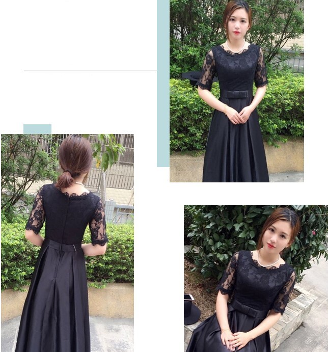 ドレス ワンピース パーティードレス Aラインドレス ブラックドレス ワンピースドレス ワンピドレス ロング丈 マキシ丈 5分袖 五分袖 ラウンドネック Aライン フレア レース ウエストマーク ドレス ワンピース パーティードレス Aラインドレス ブラックドレス ワンピースドレス ワンピドレス ロング丈 マキシ丈 5分袖 五分袖 ラウンドネック Aライン フレア レース ウエストマーク