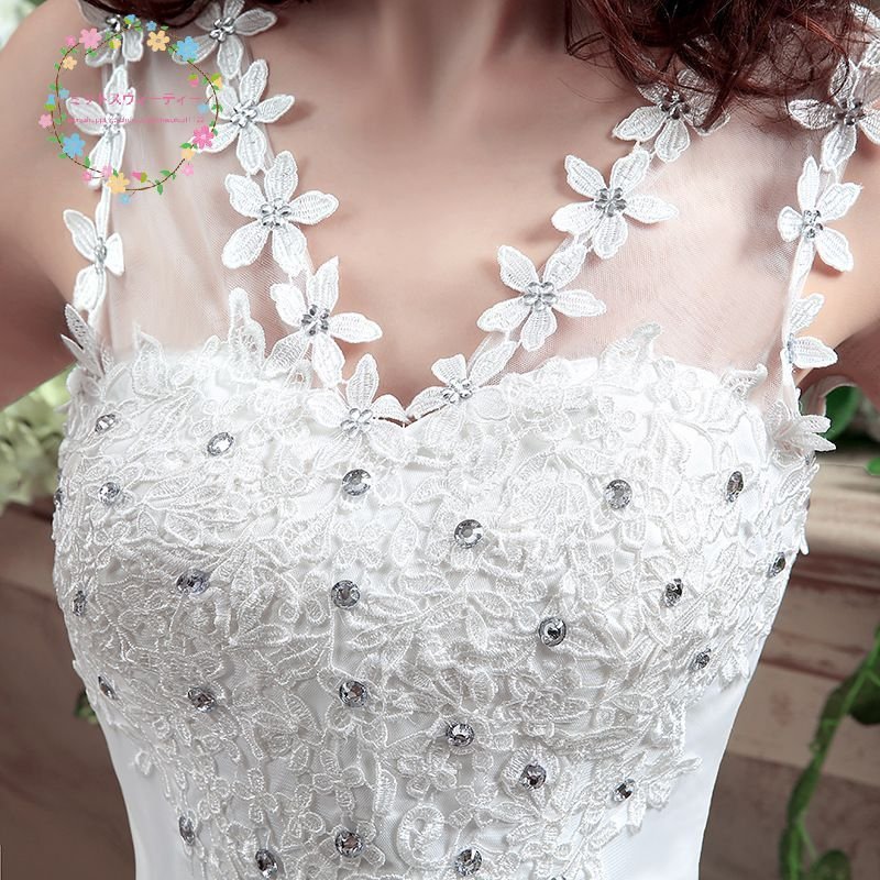 ウエディングドレス 花嫁ドレス 大きいサイズ 結婚式 編み上げ 披露宴 二次会 前撮り プリンセスラ ウエディングドレス 花嫁ドレス 大きいサイズ 結婚式 編み上げ 披露宴 二次会 前撮り プリンセスラ