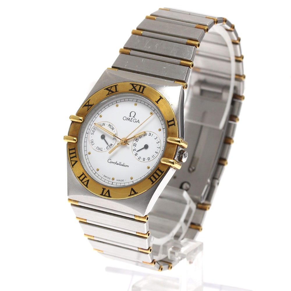 オメガ OMEGA コンステレーション デイデイト ハーフバー クォーツ メンズ _892424【中古】