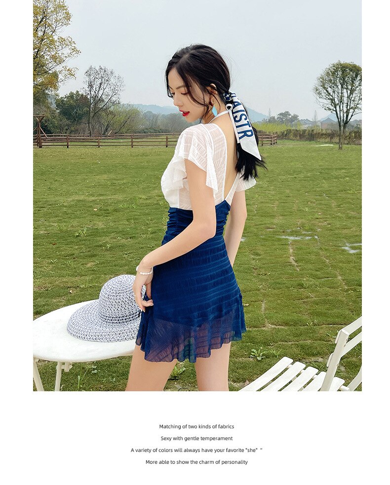 体型カバー ラッシュガード 体型カバー 一体式 日焼け止め メガ割 レディース 大きい 水陸両用 水着 水着 ワンピース水着 レースアップ