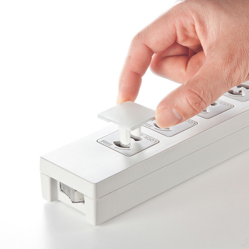 コンセント安全キャップ 抜け止め用 2P用 100個入 ホワイト TAP-CAP2P100L コンセント安全キャップ 抜け止め用 2P用 100個入 ホワイト TAP-CAP2P100L