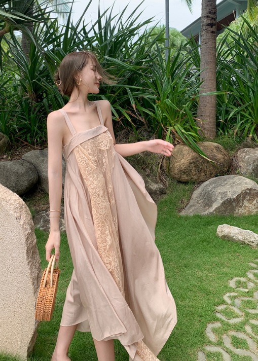 ワンピース 膝下 ロング ロング丈 マキシ マキシ丈 袖あり Aライン 大人可愛い きれいめ 大人