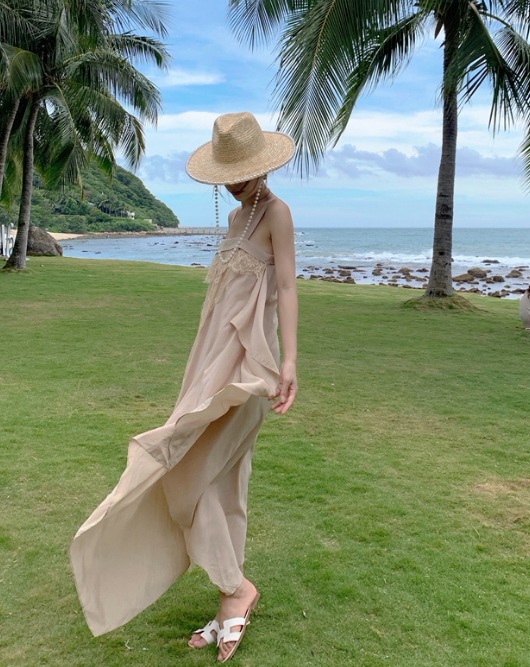 ワンピース 膝下 ロング ロング丈 マキシ マキシ丈 袖あり Aライン 大人可愛い きれいめ 大人