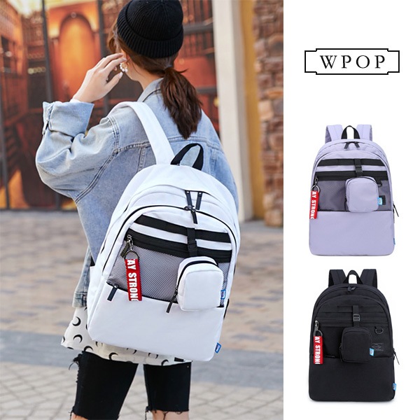 Lkbp 2949 Backpack 送料無料 韓国ファッション バックパック 学生 旅行 ポーチ 22年最新海外 通学 ユニセックス リュック かばん