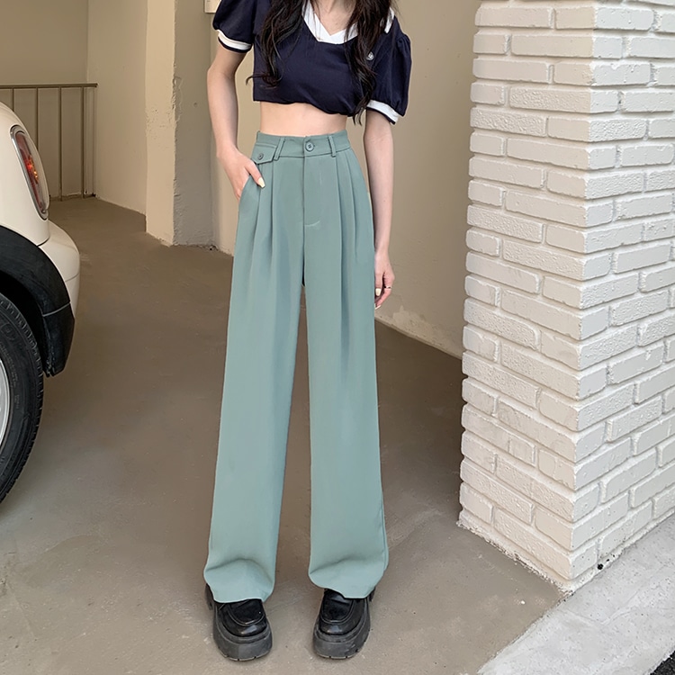 パンツ ドレープスーツ ボトムス ワイドパンツ ワイドレッグ スリム ストレート ワイド ハイウエスト 快適 着心地 かわいい 大人可愛い シンプル カジュアル 大人 おしゃれ お洒落 かっこいい