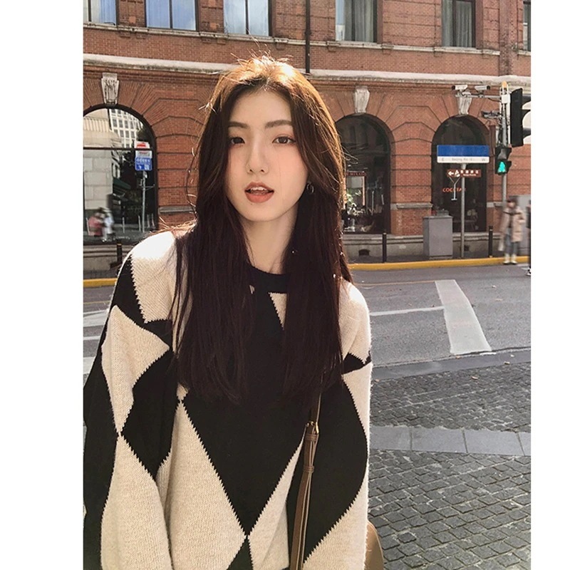 2点セットコントラストカラーワンピース春服レディースセットアップ上下二点韓国ファッションニットセータープリーツスカート母の 2点セットコントラストカラーワンピース春服レディースセットアップ上下二点韓国ファッションニットセータープリーツスカート母の