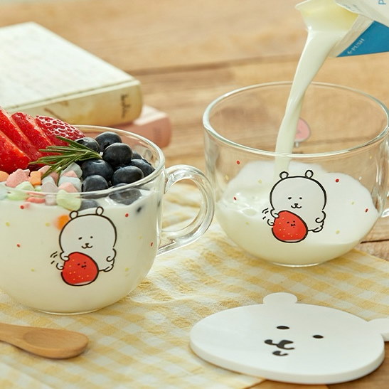 【新品未使用】自分ツッコミくま CAFE カフェ ボウル コースター付き 楽天市場】ナガノのくま カップ スープボウル コースター セット