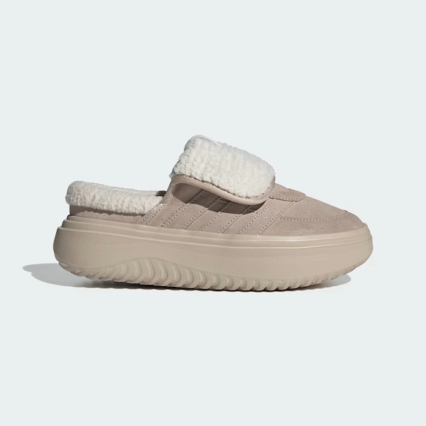 Qoo10 adidas GRAND COURT MULE ファー