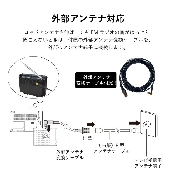 4.5インチ ワンセグ TV ラジオ 小型 テレビ付きラジオ 携帯テレビ ポータブルテレビ 防災 災害時 停電時OT-1PT45S