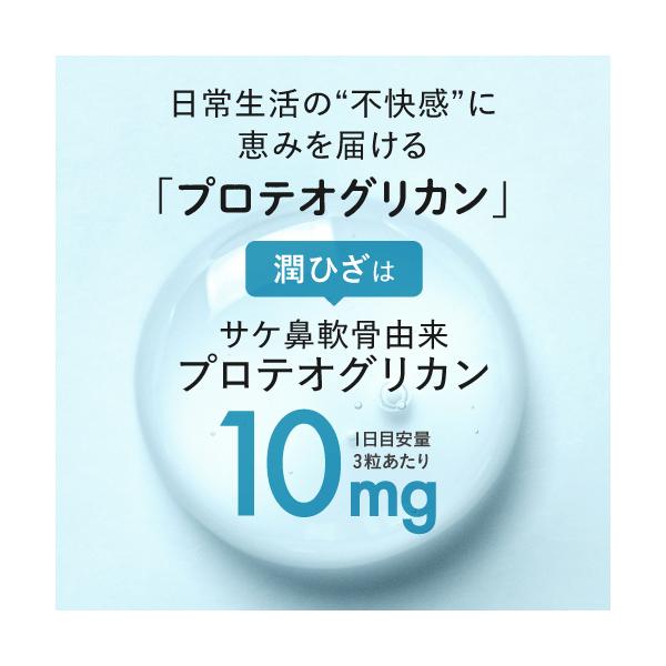 ひざ 関節 軟骨 の保護に役立つ プロテオグリカン サプリ 日常生活の膝の動きを改善 医師監修 機能性表示食品 潤ひざ 90粒 3袋 約3ヶ月分 baskapel.nl
