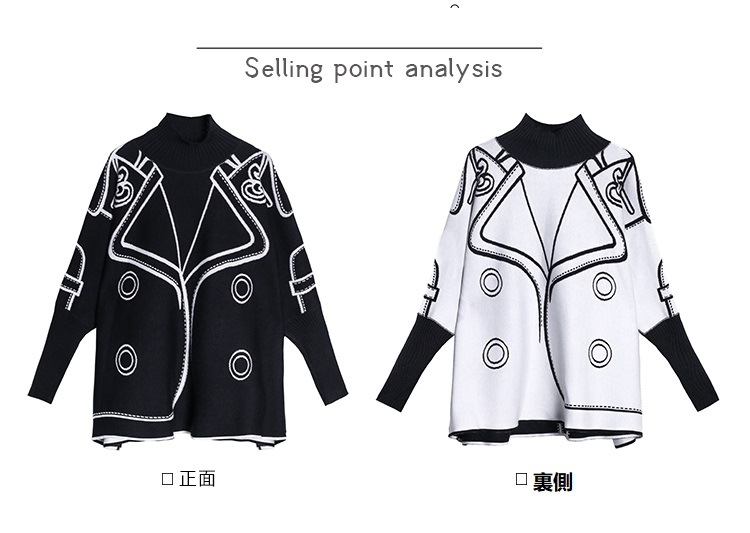 タートルネックニット ラブリータートルネック ベーシックニット秋冬ゆったり着痩せ効果セータートップス 両面着用レイヤードトップスLFZ344