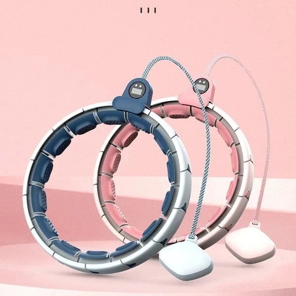 フラフープ スマートフラフープ 落ちないフラフープ 磁石 ウエスト 痩身機器 家庭用 ダイエット用 脂肪燃焼