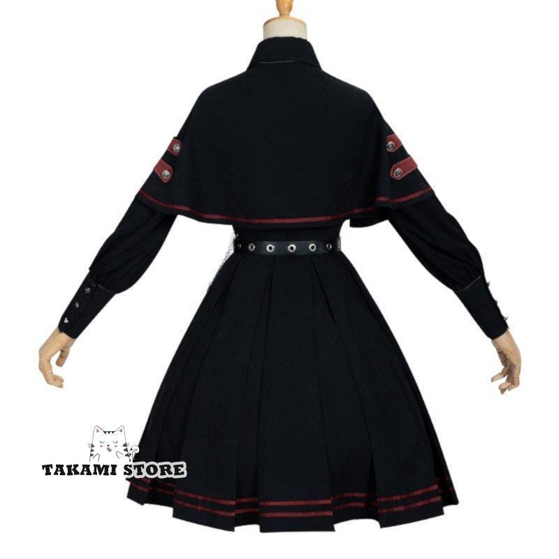 【ハロウィン】セット 長袖 コスプレ 衣装 制服 軍服 ゴスロリロリータ 軍ロリ セットアップ ワンピース ブラウス スカート 【ハロウィン】セット 長袖 コスプレ 衣装 制服 軍服 ゴスロリロリータ 軍ロリ セットアップ ワンピース ブラウス スカート