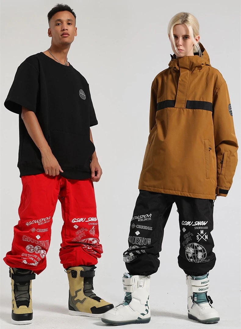 【急速出荷!】スノーボードウェア メンズ レディース パンツ ズボン ロングパンツ 長ズボン スノボウェア スノーウェア スキーウェア スノボーウェア 男女兼用 韓国風 単品 おしゃれ 防風防水防雪防