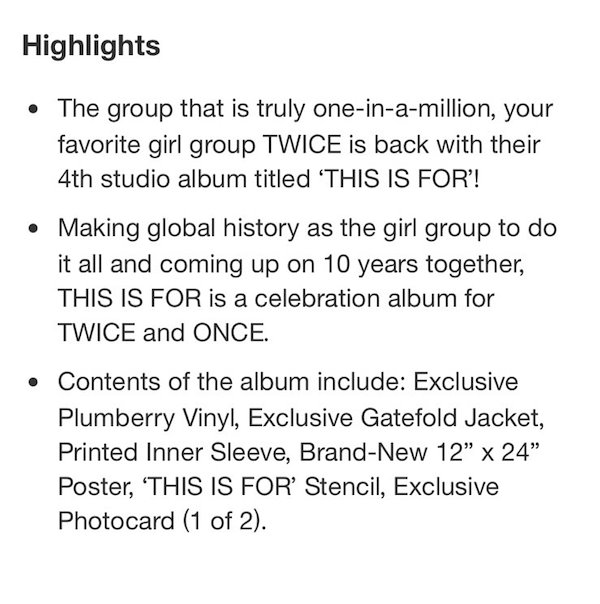 Qoo10] JYP Entertainment 【レコード】TWICE THIS IS